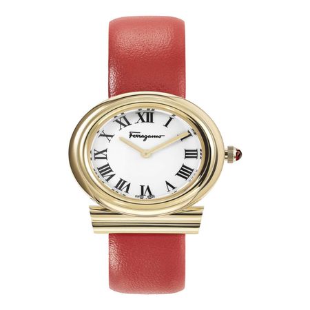 Reloj Gancini Sfmv00222 Salvatore Ferragamo para Mujer en Rojo