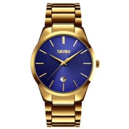 Reloj para Hombre SKMEI 9140 Dorado con Azul