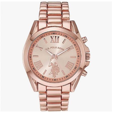 Us Polo Assn Reloj Analógico Mujer 40435 Oro Rosa