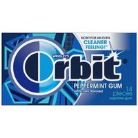 Goma de Mascar WRIGLEYS Orbit Azul Caja 12un
