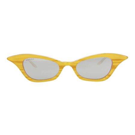 Lentes De Sol Agatados Gucci Gg0707S-30008737-002 para Mujer en Amarillo
