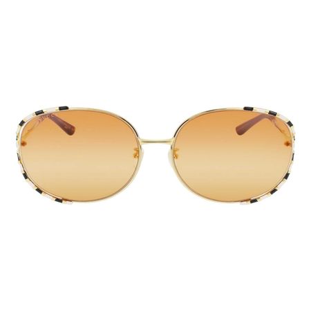 Lentes De Sol Redondos Gucci Gg0595S-30008116-007 para Mujer en Naranja