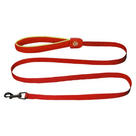 Correa Para Perro Doco Yellow Reflectiva S Rojo 1.50Cm