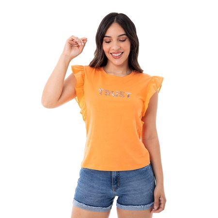 Polo Moda Adara Jersey Mujer Pionier Naranja L