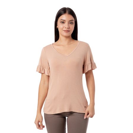 Polo Moda Cyrele-S Jersey Full Lycra Mujer Pionier Beige L