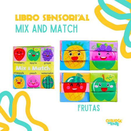 Libro Sensorial Mix & Match Farm Curiosamente