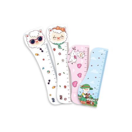 Set de Reglas Ingenial Llami x 4 unds.