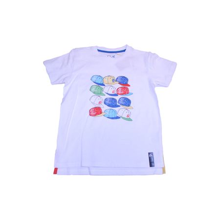 Polo Niño PVW610 Blanco 12