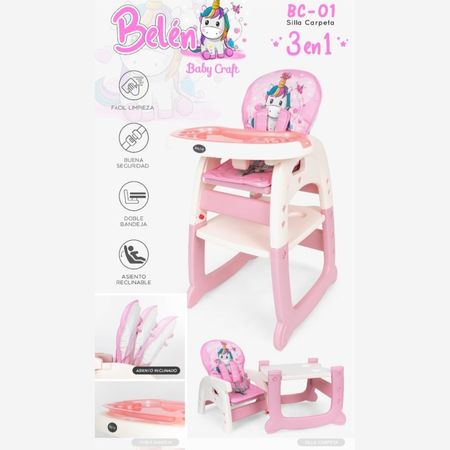 Silla De Comer Escritorio Belén Rosado