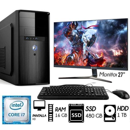 Computadora Pc Intel Core i7  Monitor 27