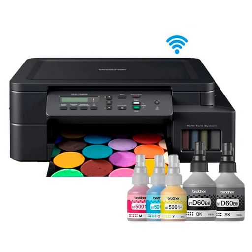 Impresora Multifuncional Brother Dcp-T520W 30Ppm Inyección De Tinta Wifi
