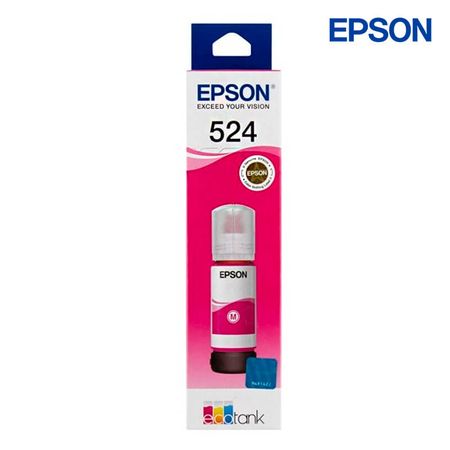 Botella De Tinta Epson T524320-Al Magenta T524 Contenido 127 ml