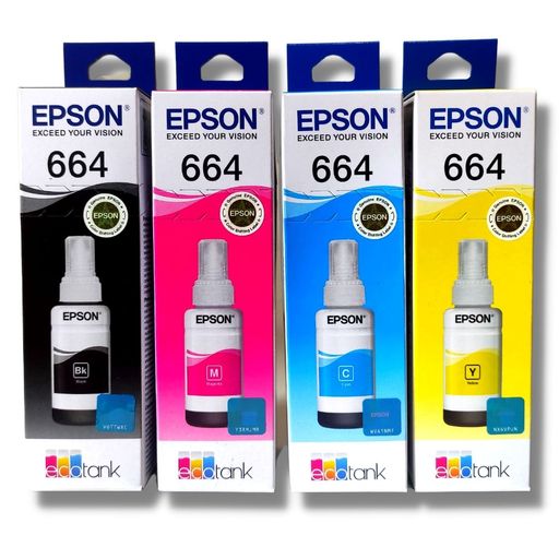 Epson Paquete de 4 tintas 664