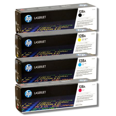 Kit Toner HP 128A Cyan Magenta Amarillo Negro