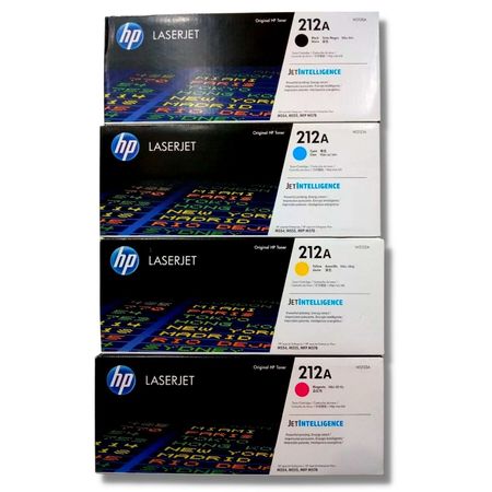 Kit Toner HP 212A Cyan Magenta Amarillo Negro