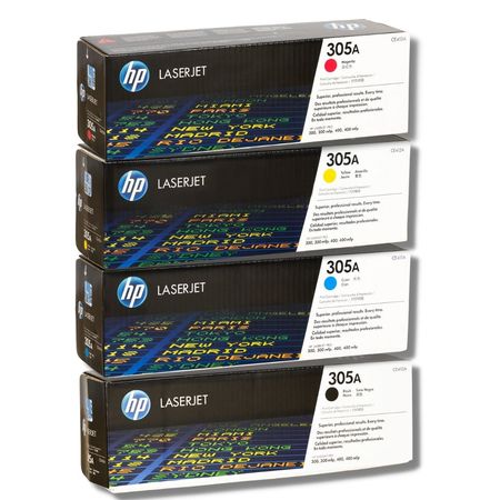 Kit Toner HP 305A Cyan Magenta Amarillo Negro