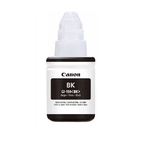 Botella de Tinta Canon Pixma GI-190BK Color Negro