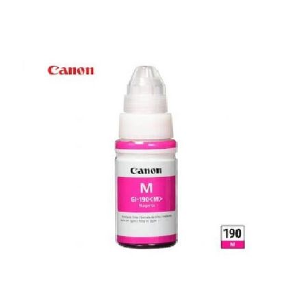 Botella de Tinta Canon Pixma GI-190M Color Magenta