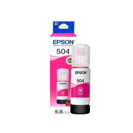 Botella de Tinta Epson 504 Color Magenta T504320-AL