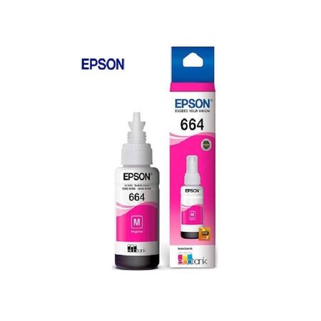 Botella de Tinta Epson 664 Color Magenta T664320-AL