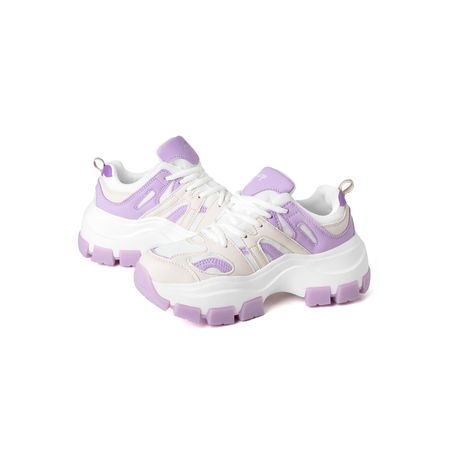 Zapatillas Skie Mujer Squeeze Blanco/Lila 35