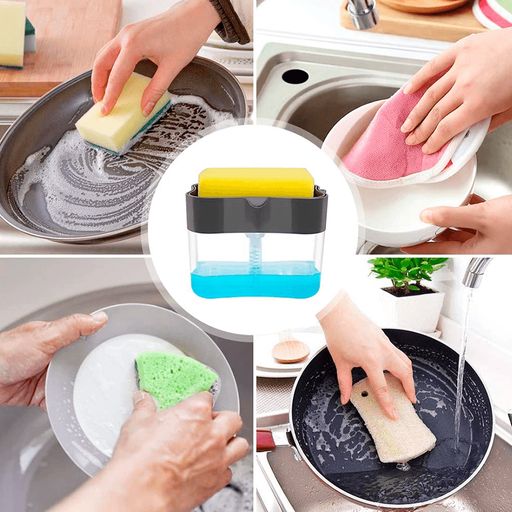 Jabonera Para Cocina Dispensador Y De Manos Durable Hogar