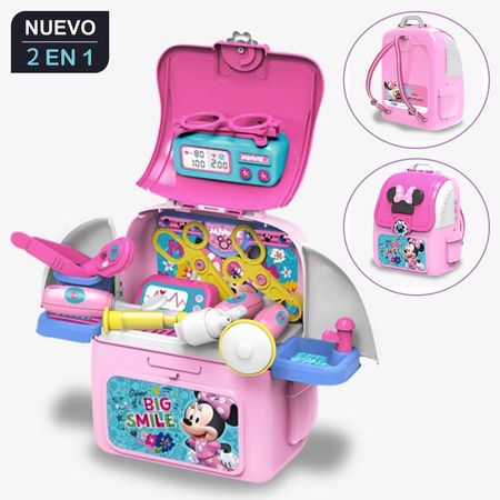 Set de Doctora y Mochila Disney EODS008-965 Minnie Mouse 2 En 1