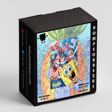 Rompecabezas Puzzles Peru Bob Esponja COD601 348 Piezas