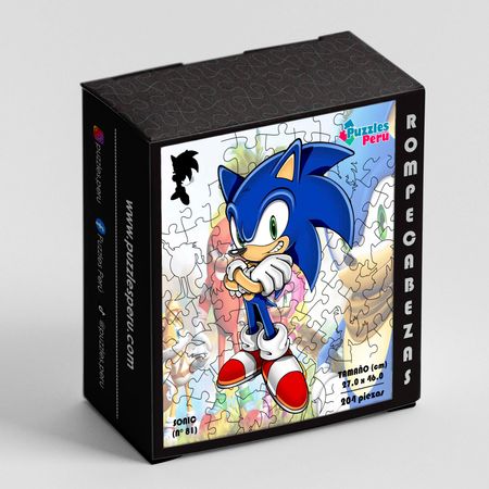 Rompecabezas Puzzles Peru Sonic COD81 204 Piezas