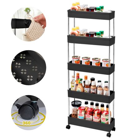 Estante Condimentero Organizador de Cocina Ahorrador de Espacio 5N H85 NG