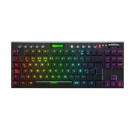 Teclado Mecánico Redragon HORUS TKL K622-RGB-SP BLACK Cableado