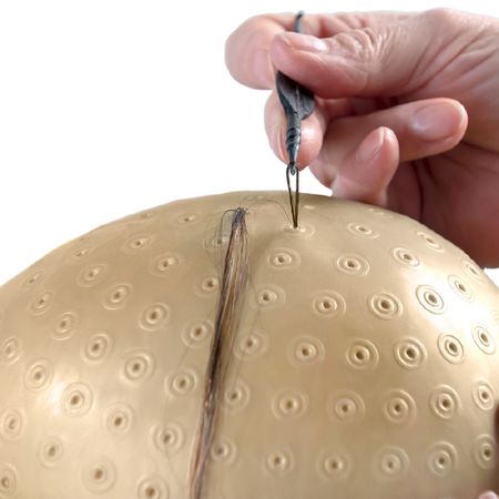 Gorro profesional para mechas Dompel Dorado