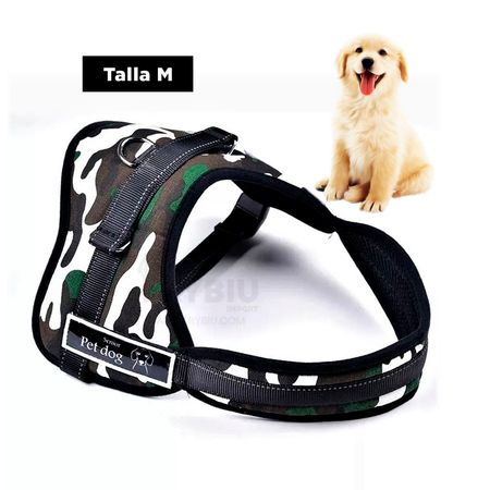 Ajustable Pechera Mascota de Modelo Ejercito Claro M