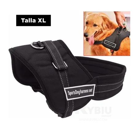 Pechera Arnes Ajustable de Color Negro XL