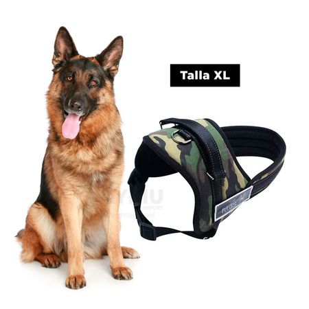 Arnés Pechera Dog de Modelo Ejército Oscuro XL