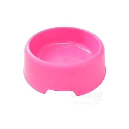 Plato Hondo Color Rosado para Perritos