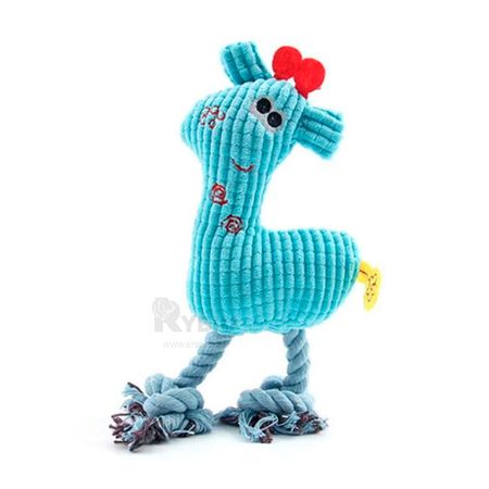 Girafa de Peluche Masticable de Color Celeste