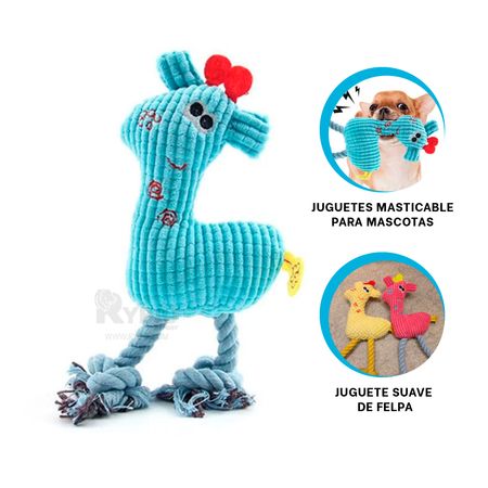 Juguete para Animales Domesticos en Forma de Girafa