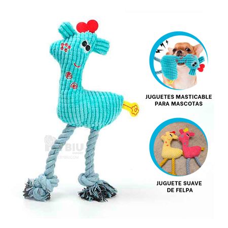 Hermosa Girafa Celeste de Felpa Suave