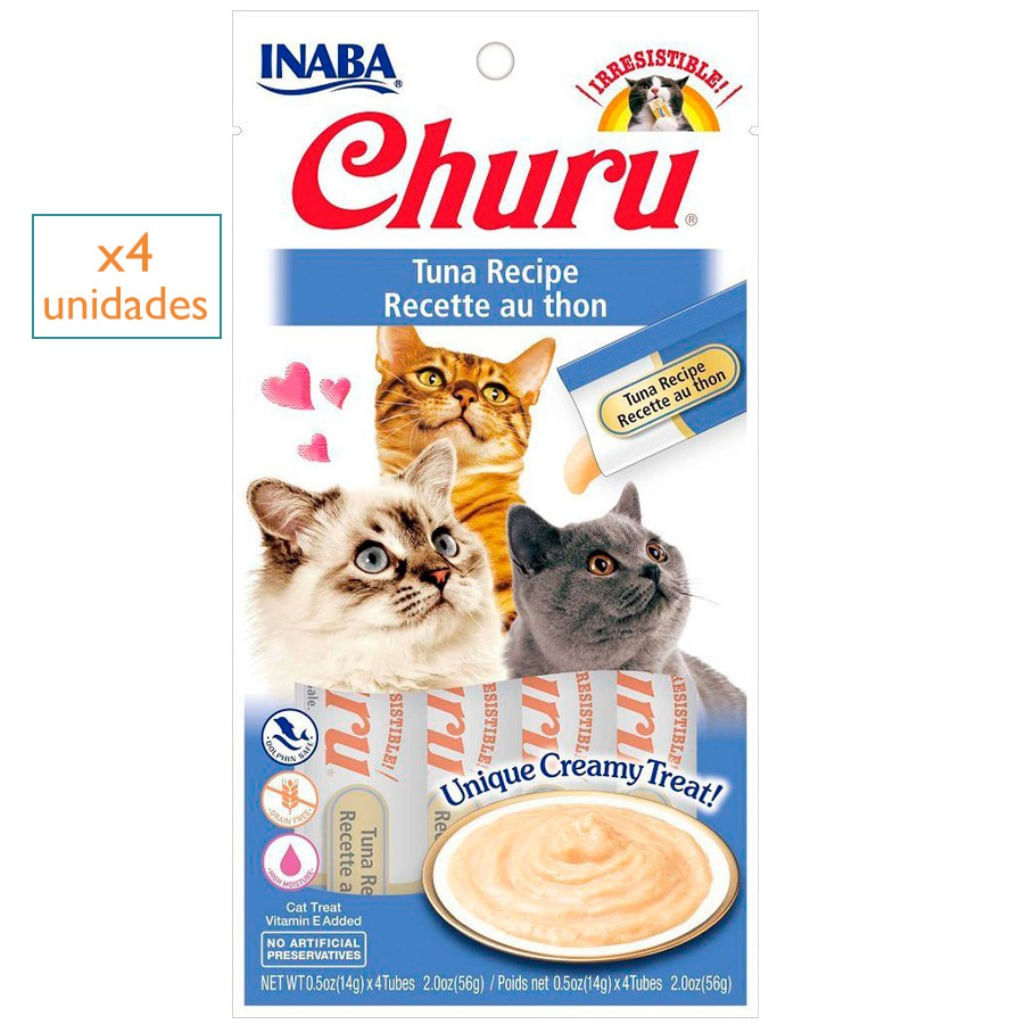 Snack Húmedo para gatos Churu Atún