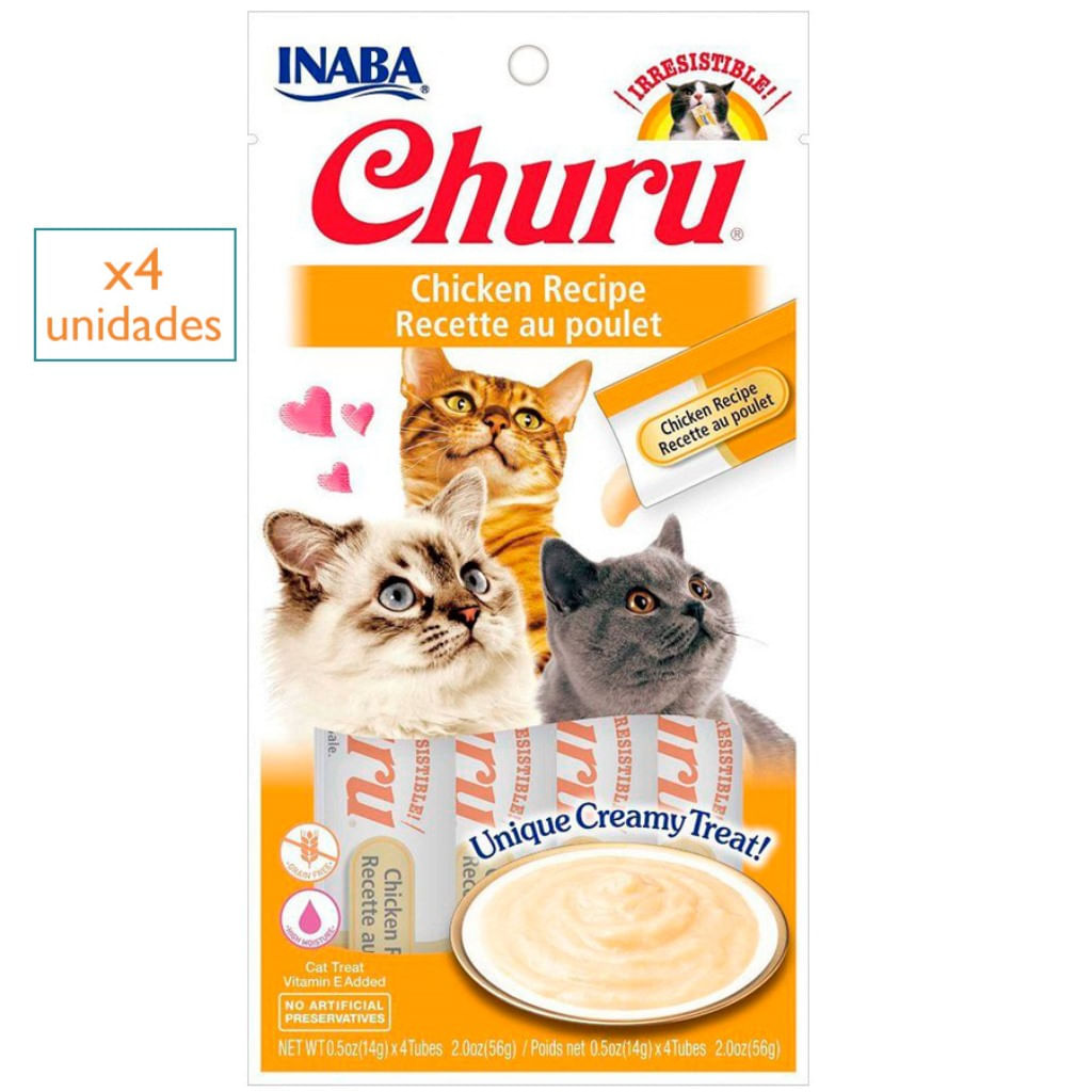 Snack Húmedo para Gatos Churu Pollo