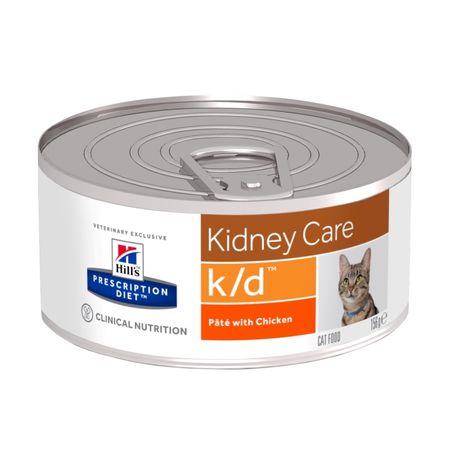 Comida Húmeda para Gatos Hills PD Feline Cuidado de Riñon Lata con Pollo 156 gr