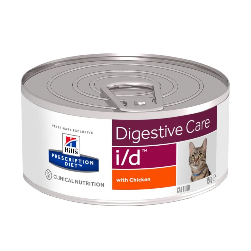 Comida Húmeda para Gatos Hills PD Feline Salud Digestiva Lata con Pollo 156 gr
