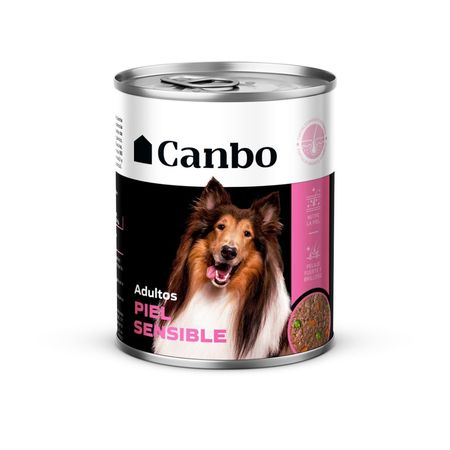 Comida Húmeda para Perros Canbo Paté Lata Adultos Piel Sensible 330 gr