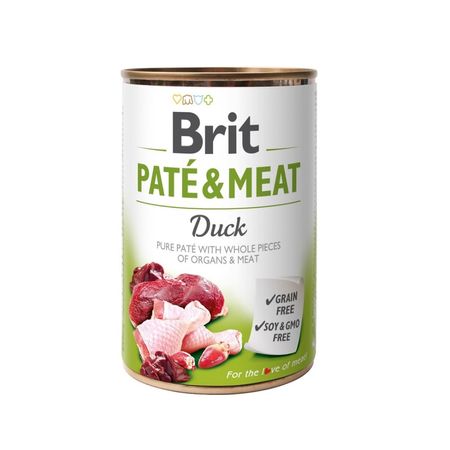 Comida Húmeda para Perros Brit Dog Lata Pate & Meat Duck 400 gr