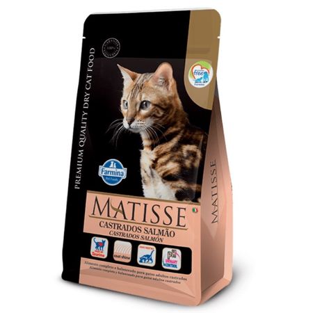 Comida para Gatos Matisse Adultos Castrados Salmón 2 Kg