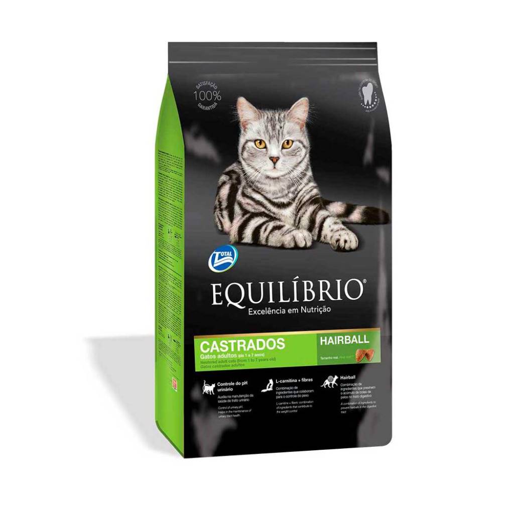Comida para Gatos Equilibrio Adultos Gatos Castrados 7.5 Kg