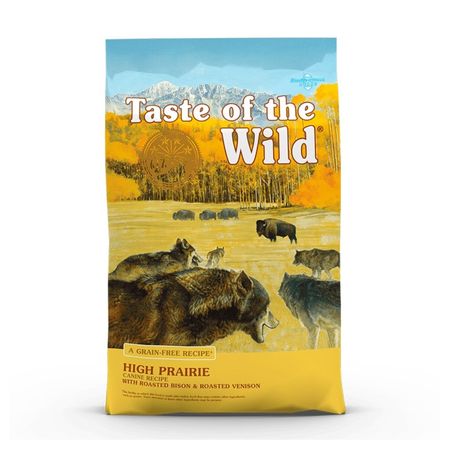 Comidas para Perros Taste of the Wild Adultos High Prairie Bisonte y Venado Asado 12.2 Kg