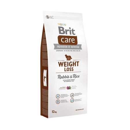 Comida para Perros Brit Care Adult Weight Loss Rabbit & Rice 12 Kg