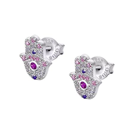 Aretes Lotus Lp1989 Lp1989-4/1 Plata Mujer